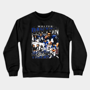 Walter Payton College Vintage Bootleg Crewneck Sweatshirt